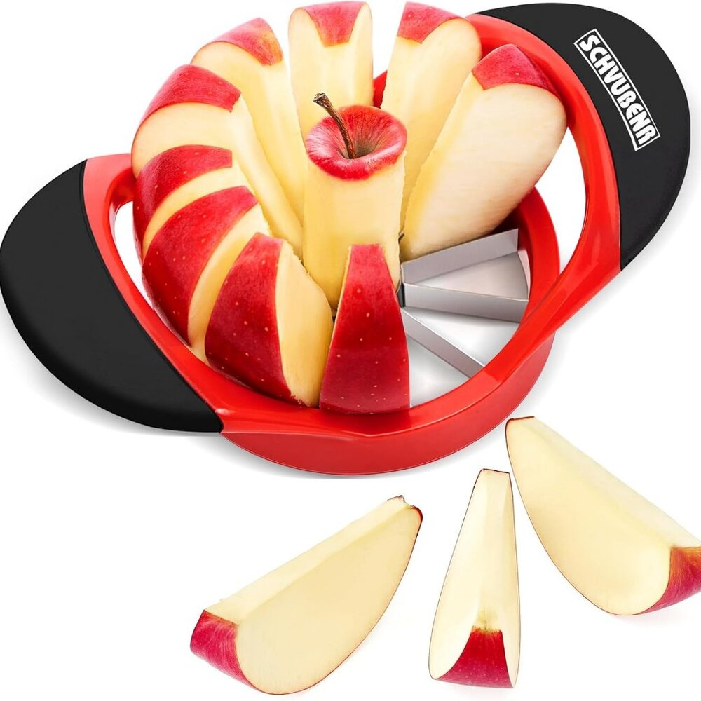 Apple Slicer with 12 Sharp Blades Potato Apple Onion Cutter Stainless